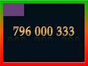 796 000 333 ZŁOTY NUMER STARTER PLAY ŁATWY NA KARTĘ PREPAID GSM