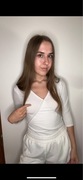 Białe damskie body