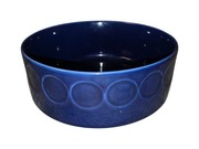 Kobaltowa misa ceramiczna PRL | Vintage retro | dekoracyjna salaterka