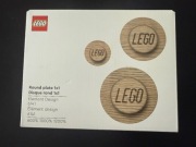 Lego #5007114 - Zestaw drewnianych wieszaków ściennych - jasny dąb