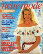NEUE MODE 4 / 1981 ( jak burda,neuer ) + wykroje