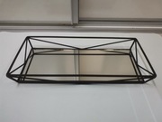 Dekoracyjna lustrzana taca, wym. 36x16x4,5 cm