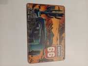 Tablica drewniana do powieszenia Route 66 21,5x15,5 cm
