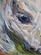 Obraz ręcznie malowany na płótnie KOŃ