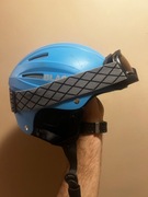 Kask narciarski M z regulacją niebieski