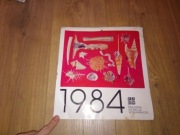 Kalendarz ścienny 1984 klejnoty morza Dworczyk KAW PRL VIntage