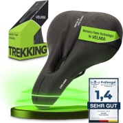 Siodełko rowerowe wodoszczelne amortyzowane ergonomiczne trekking 