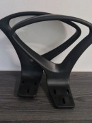 Podłokietniki stałe do fotela krzesla biurowego 55x55 tworzywo Nowy Styl