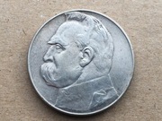Srebrna moneta 10 zł Piłsudski rok 1934 rzadka