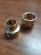 Mufa mosiężna do lutowania 22x1 cal GW