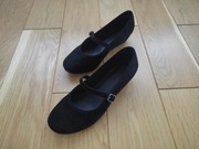buty baleriny niewielki obcas ala koturn 36 Deichmann