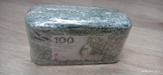 BRYKIET Z BANKNOTÓW 100ZŁ. Banknot 100 zł złotych.