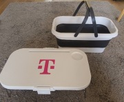 Składany kosz piknikowy 3w1 z funkcją stolika nowy