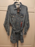 Kurtka jeansowa Pull and Bear long M