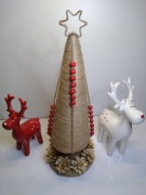 Choinka Ozdoba Juta Handmade