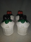 Gipsowe pojemniki na dżem lub przyprawy 