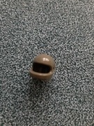 Lego 2446 rycerz kask hełm old dark gray 