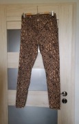 H&M dżinsowe spodnie w panterkę M/L