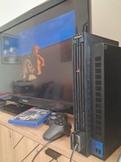 Sony Playstation 2 PS2 SCPH-50004, kontroler, gra, karta, kabel av