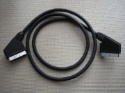Kabel SCART - EURO czarny 1,15m