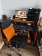 Kompletne Stanowisko Gamingowe: PC Ryzen 5 | RX 570 8GB | Monitor + Krzesło