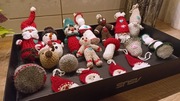 Wyjątkowy komplet 18 szydełkowych figurek (Amigurumi) na Boże Narodzenie!