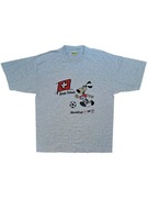 Szara Koszulka World Cup Usa 94 retro boxy adidas 90s unikat 80s nike