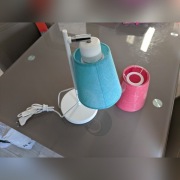 Lampka KAJA Alfred Olszewski - dwa kolory kloszy