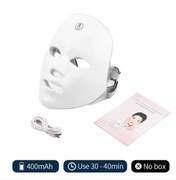 MASKA LED FOTONOWA NA TWARZ 7 KOLORÓW 400MAH