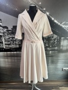 Elegancka sukienka poza new collection 38 M błyszcząca wesele komunia róż