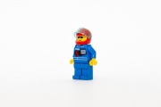 Figurka Lego Classic Town rac003 Kierowca Racing Team 2554 Pit Stop
