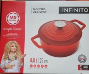 MG HOME Infinito Garnek żeliwny 25cm poj 4,8l