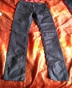 School Rag Paul slim W 27 czarne vintage spodnie woskowane