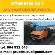 Usługi transportowe, prace brukarskie, rob. ziemne