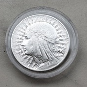 Moneta 5 złotych 1933 r Głowa srebro 