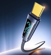 Kabel Toocki 240W USB-C do USB-C z Wyświetlaczem LED Mocny PD 3.1