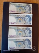 banknoty 1000 zł M.Kopernik seria HS 