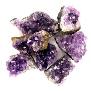 Kamień Minerał Kryształ talizman Ametyst klaster geoda
