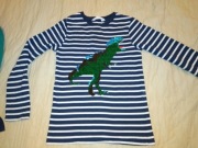 Bluzka H&M  r 134/ 140 CEKINY dinozaur