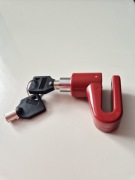 Zapięcie blokada na rower hulajnoge na tarcze hamulcowe