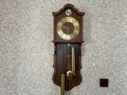 STYLOWY ZEGAR WISZĄCY DĘBOWY TEMPUS FUGIT C87