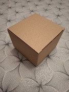 Pudelko karton szary 100x100x80 mm