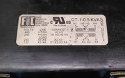 Transformator FTC model 12319, CT-1-0.5 KVA. 480V, 240V, 120V.