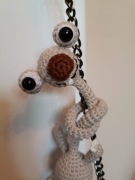 Zawieszka maskotka brelok Sid sloth long Epoka lodowcowa Handmade 