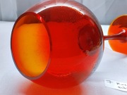 Wazon Horbowy kielich miś kulka kuleczka czerwony prl 