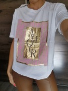 Bluzka t-shirt biała100 %bawełna M