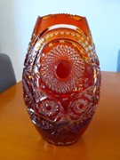 Wazon krysztalowy rubinowy 