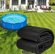 Wytrzymała okrągła podkładka do basenów 