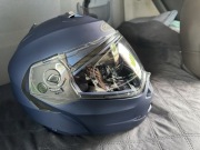 Caberg duke II mat Blue plus pinkock jak nowy rozmiar S