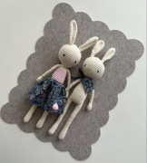 Króliczki zrobione na szydełku